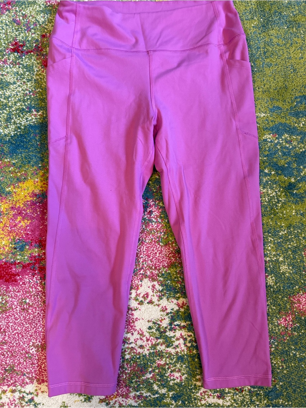 High-Rise Women's Leggings in Bright Pink